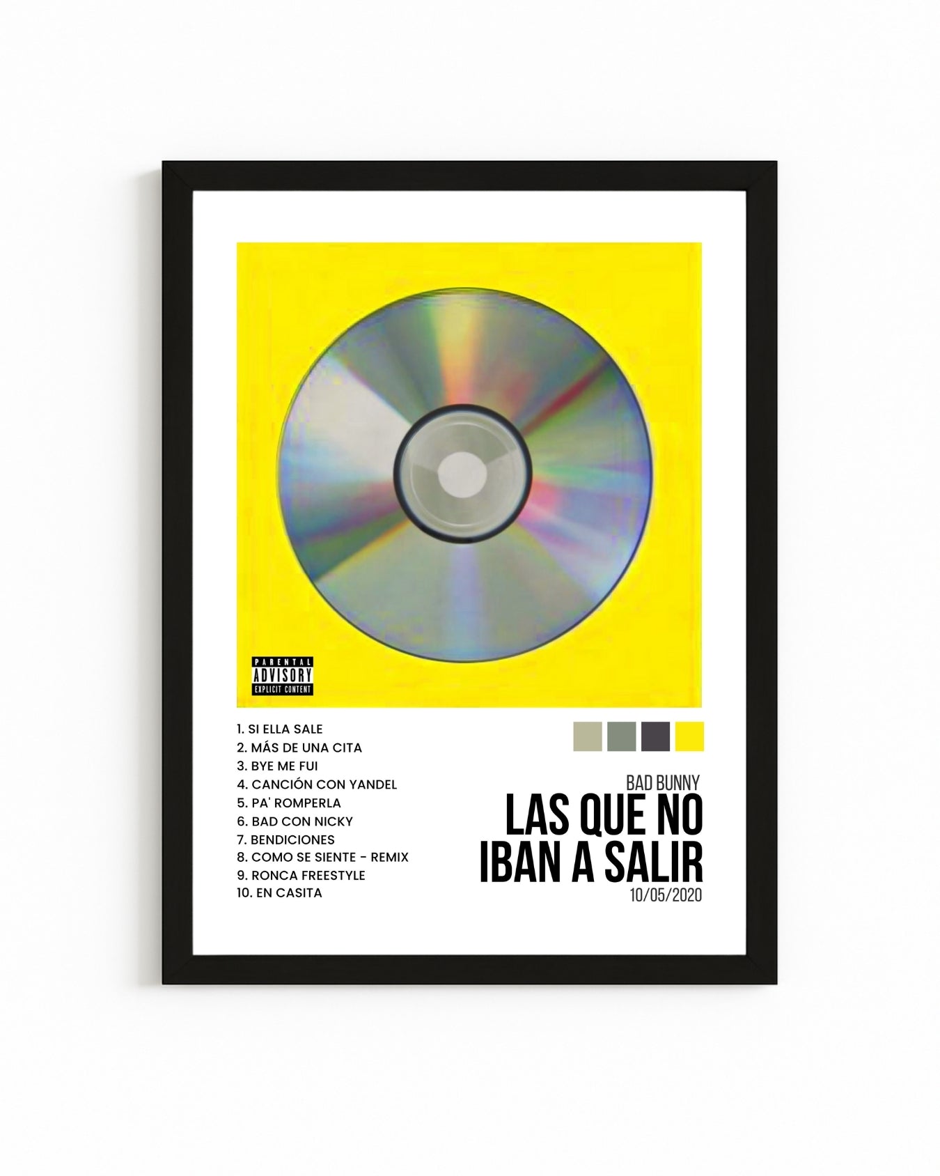 Cuadro Interactivo "Las que No Iban a Salir" - Bad Bunny