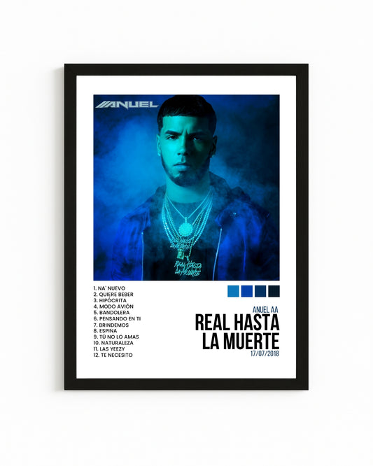 Cuadro Interactivo "Real Hasta la Muerte" - Anuel AA