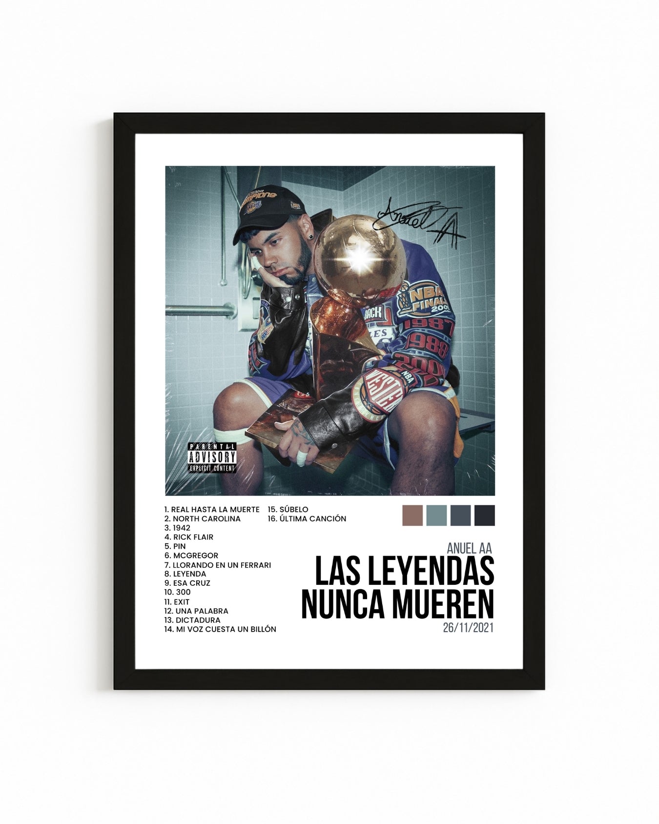 Cuadro Interactivo "Las Leyendas Nunca Mueren" - Anuel AA