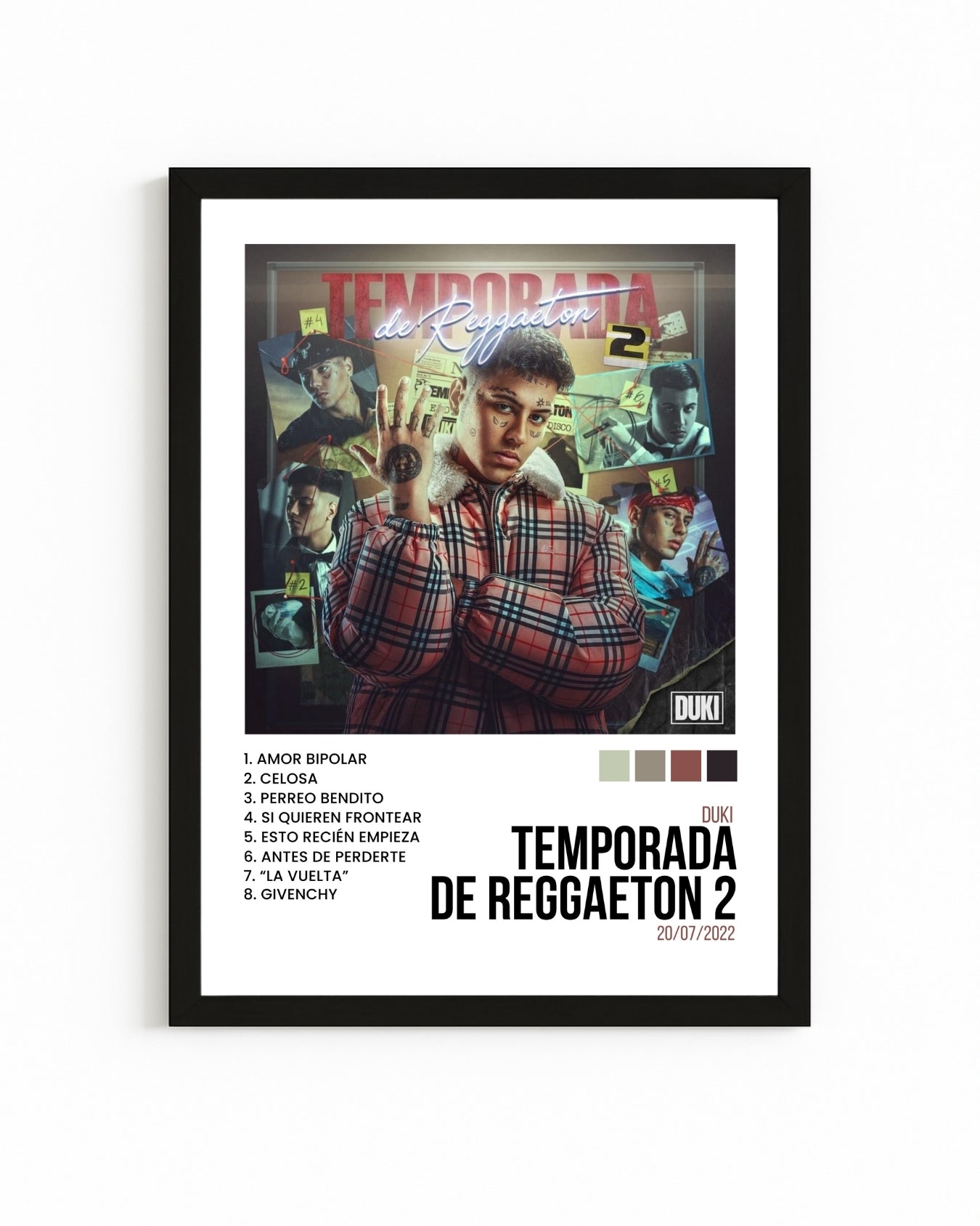 Cuadro Interactivo "Temporada de Reggaeton 2" - Duki