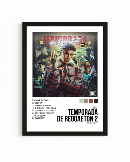 Cuadro Interactivo "Temporada de Reggaeton 2" - Duki