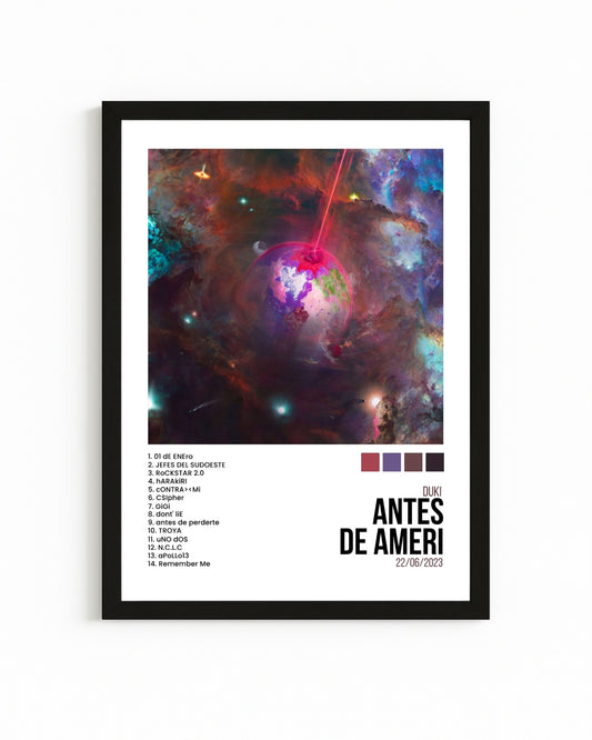 Cuadro Interactivo "Antes de Ameri" - Duki