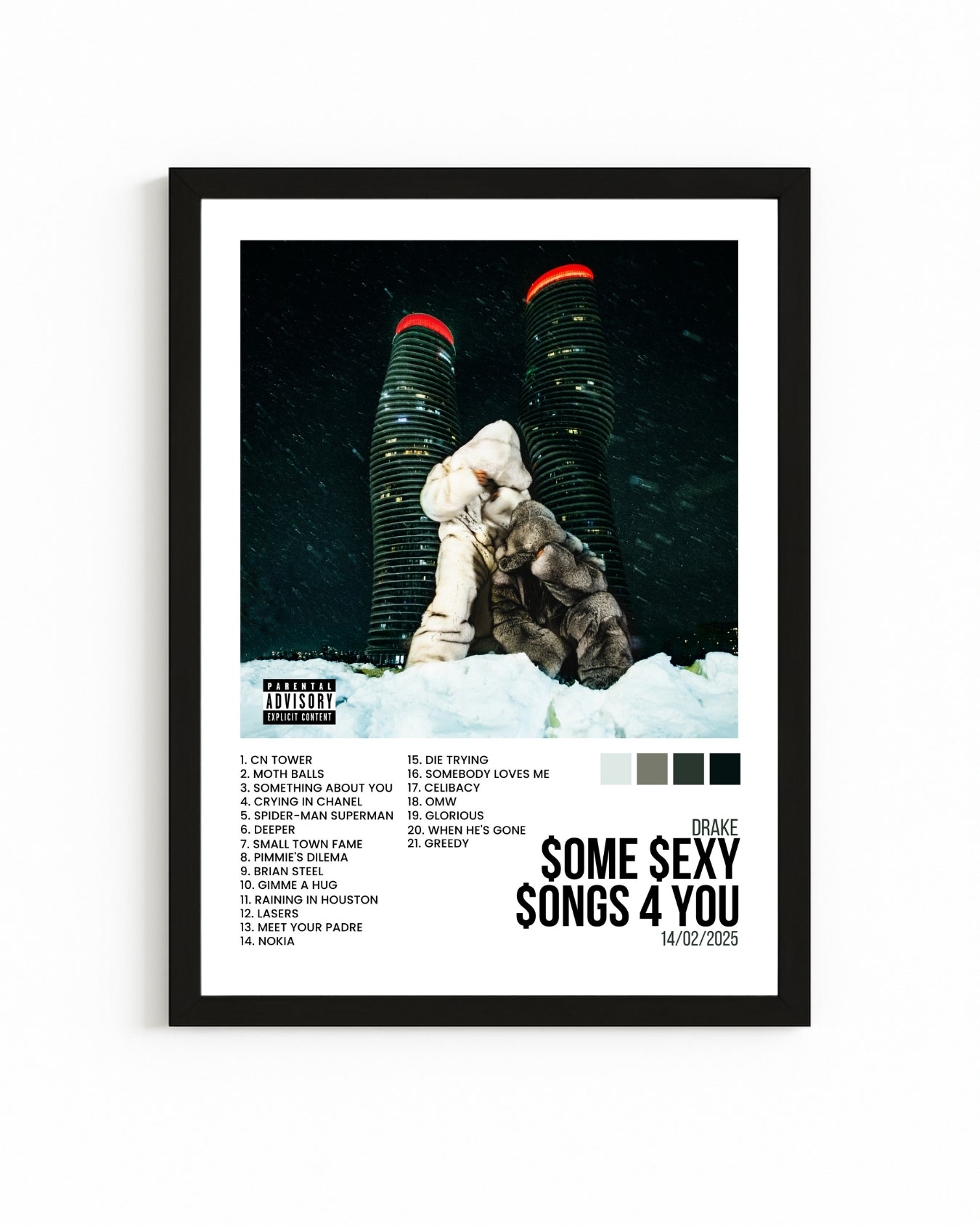 Cuadro Interactivo "Some Sexy Songs 4 You" - Drake