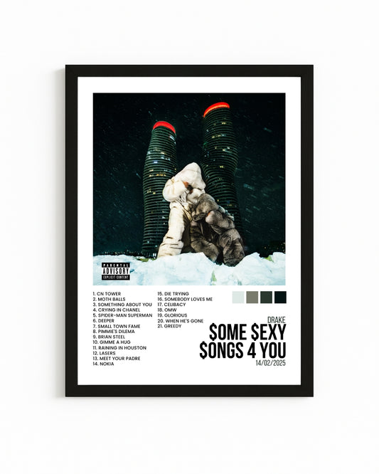 Cuadro Interactivo "Some Sexy Songs 4 You" - Drake