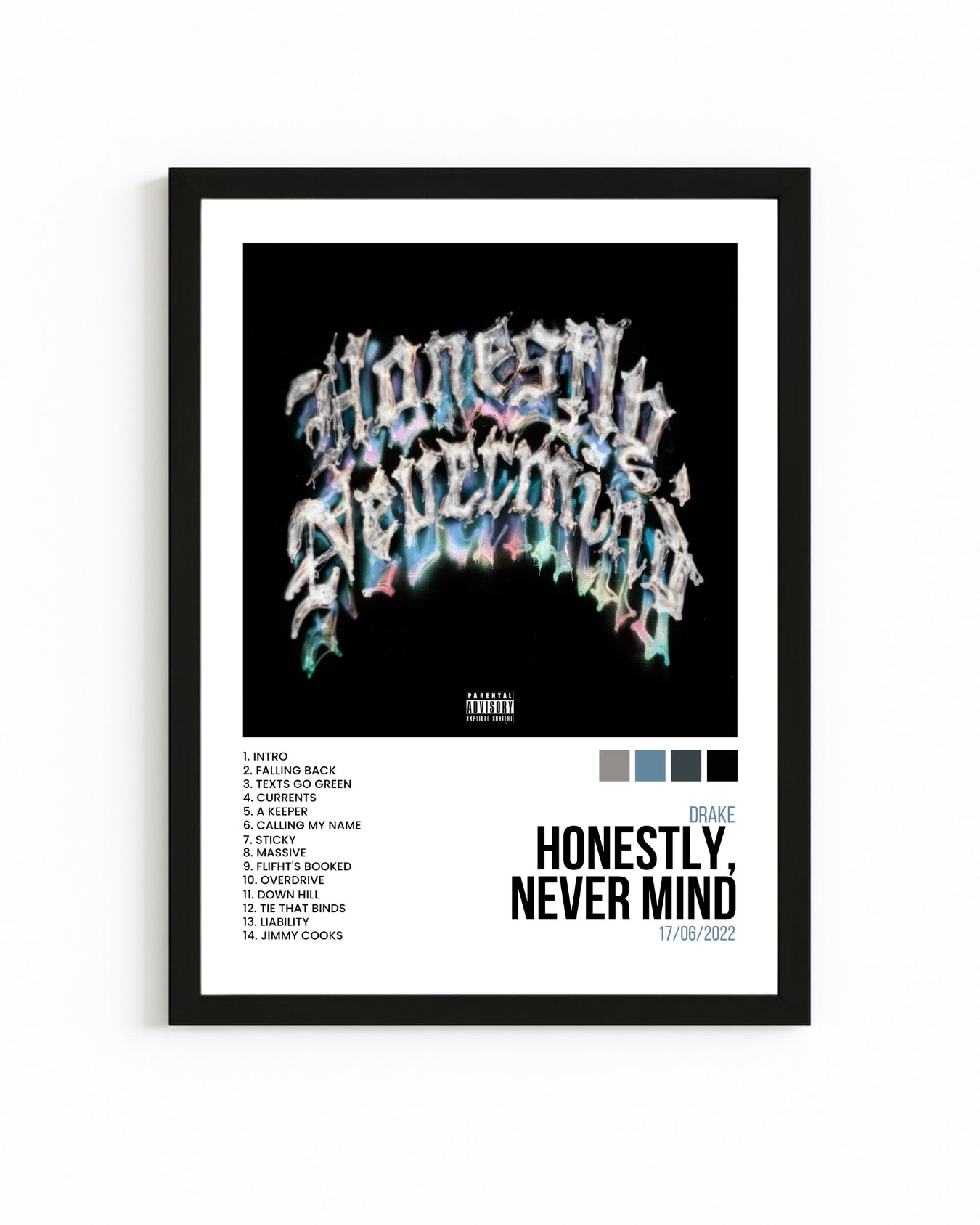 Cuadro Interactivo "Honestly Never Mind" - Drake