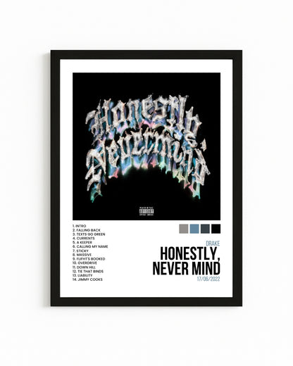 Cuadro Interactivo "Honestly Never Mind" - Drake