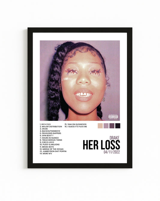 Cuadro Interactivo "Her Loss" - Drake