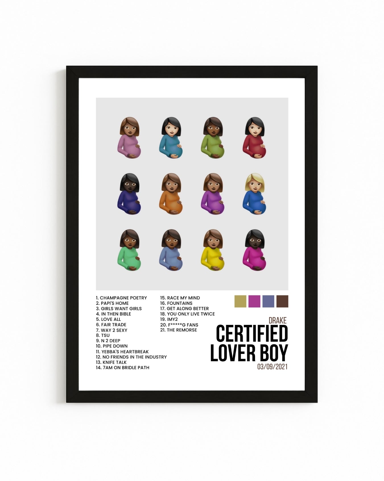Cuadro Interactivo "Certified Lover Boy" - Drake