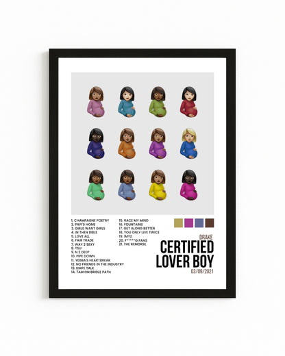 Cuadro Interactivo "Certified Lover Boy" - Drake