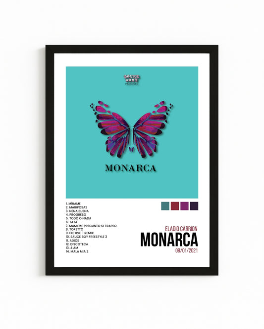 Cuadro Interactivo "Monarca" - Eladio Carrion