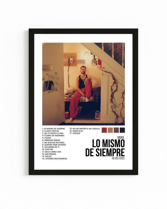 Cuadro Interactivo "Lo Mismo de Siempre" - Mora