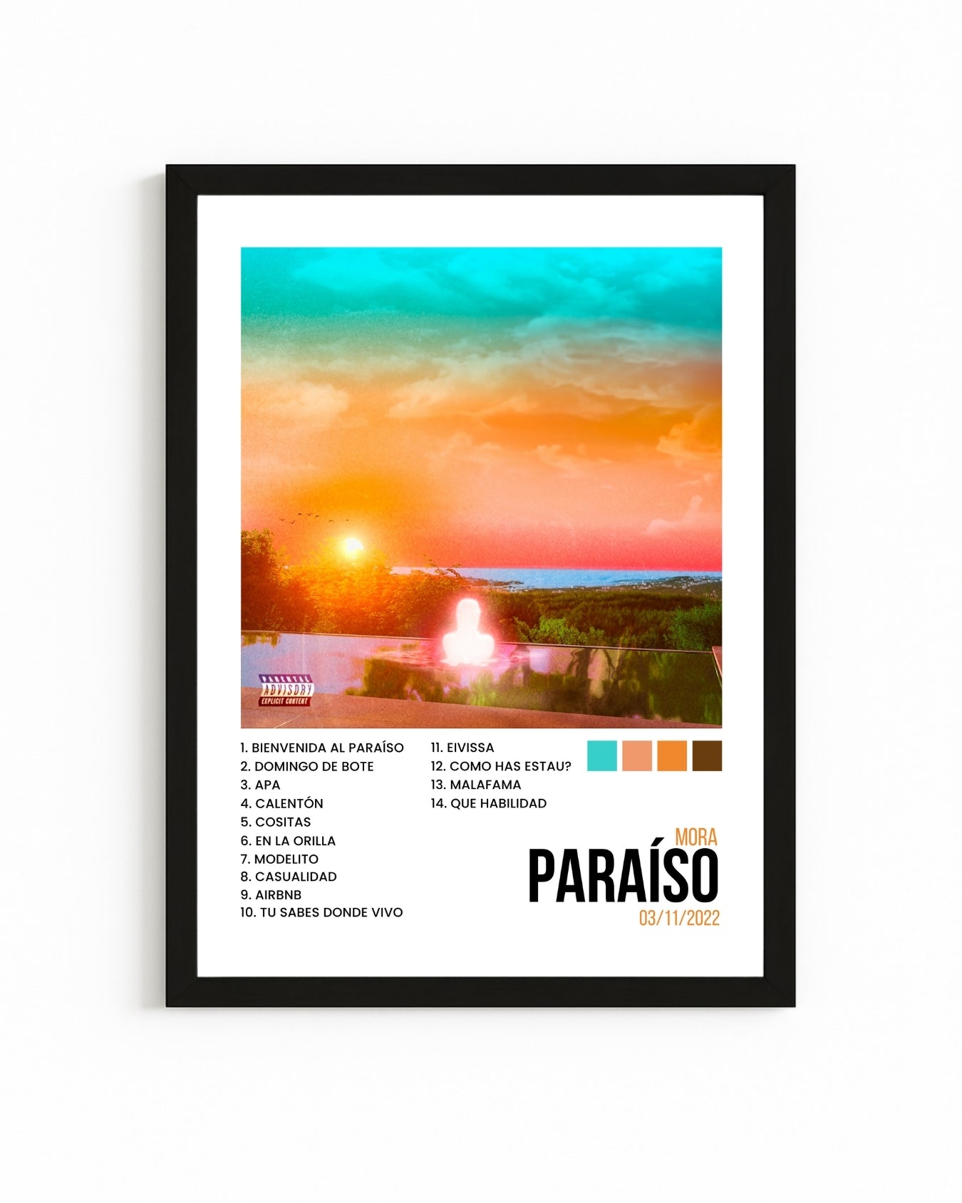 Cuadro Interactivo "Paraíso" - Mora