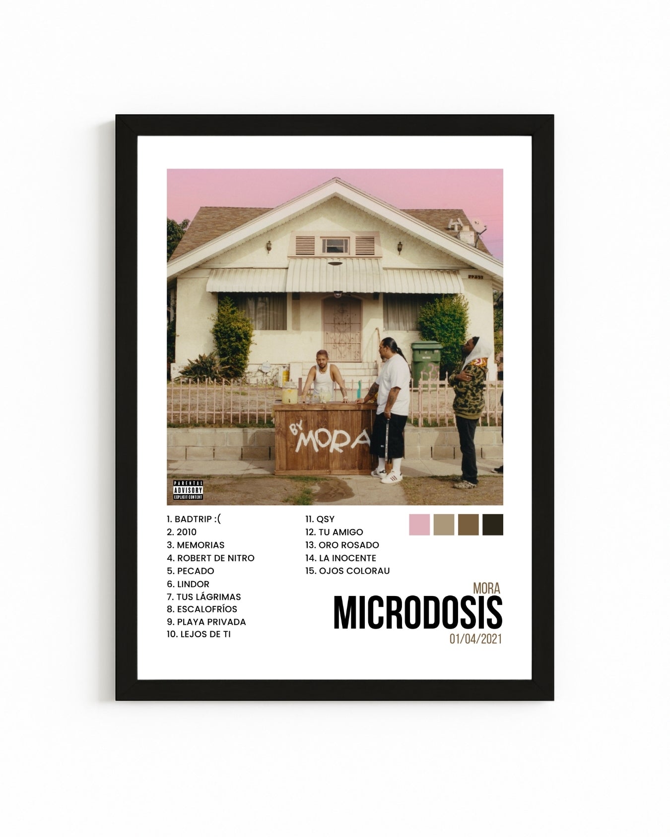 Cuadro Interactivo "Microdosis" - Mora