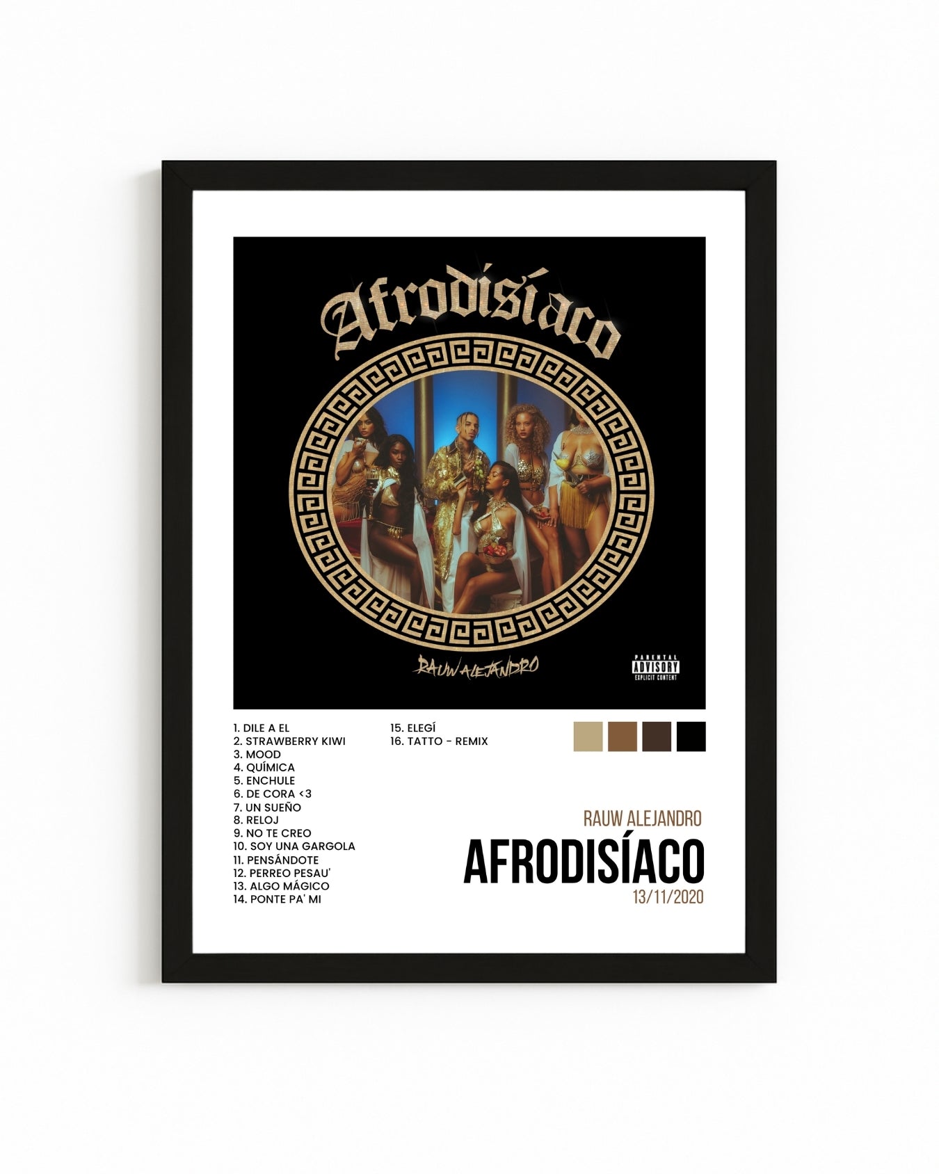 Cuadro Interactivo "Afrodisiaco" - Rauw Alejandro