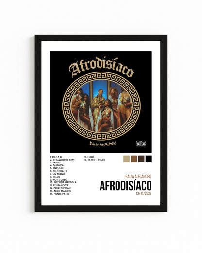 Cuadro Interactivo "Afrodisiaco" - Rauw Alejandro