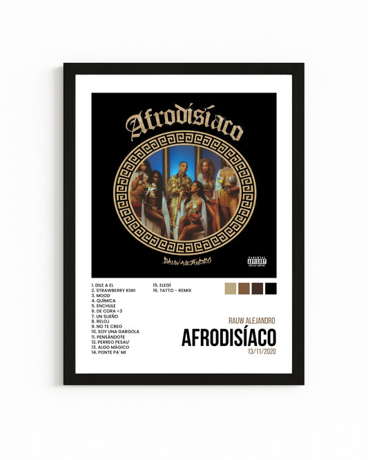 Cuadro Interactivo "Afrodisiaco" - Rauw Alejandro