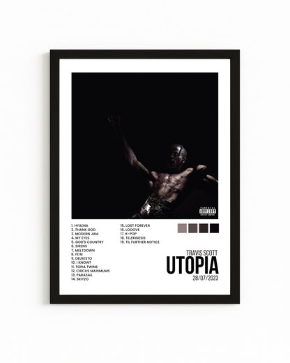 Cuadro Interactivo "Utopia" - Travis Scott