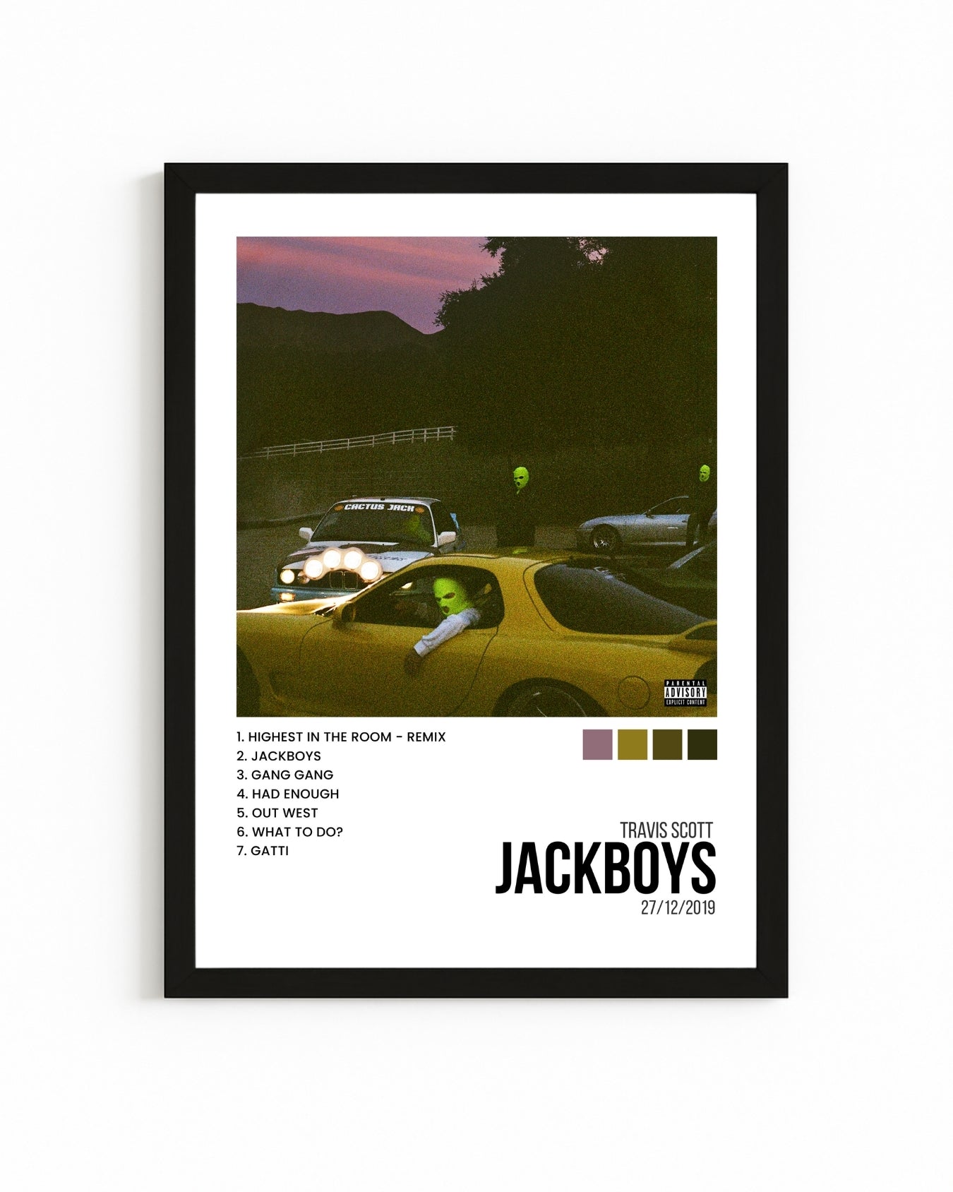 Cuadro Interactivo "Jackboys" - Travis Scott