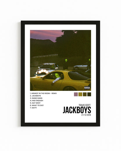 Cuadro Interactivo "Jackboys" - Travis Scott