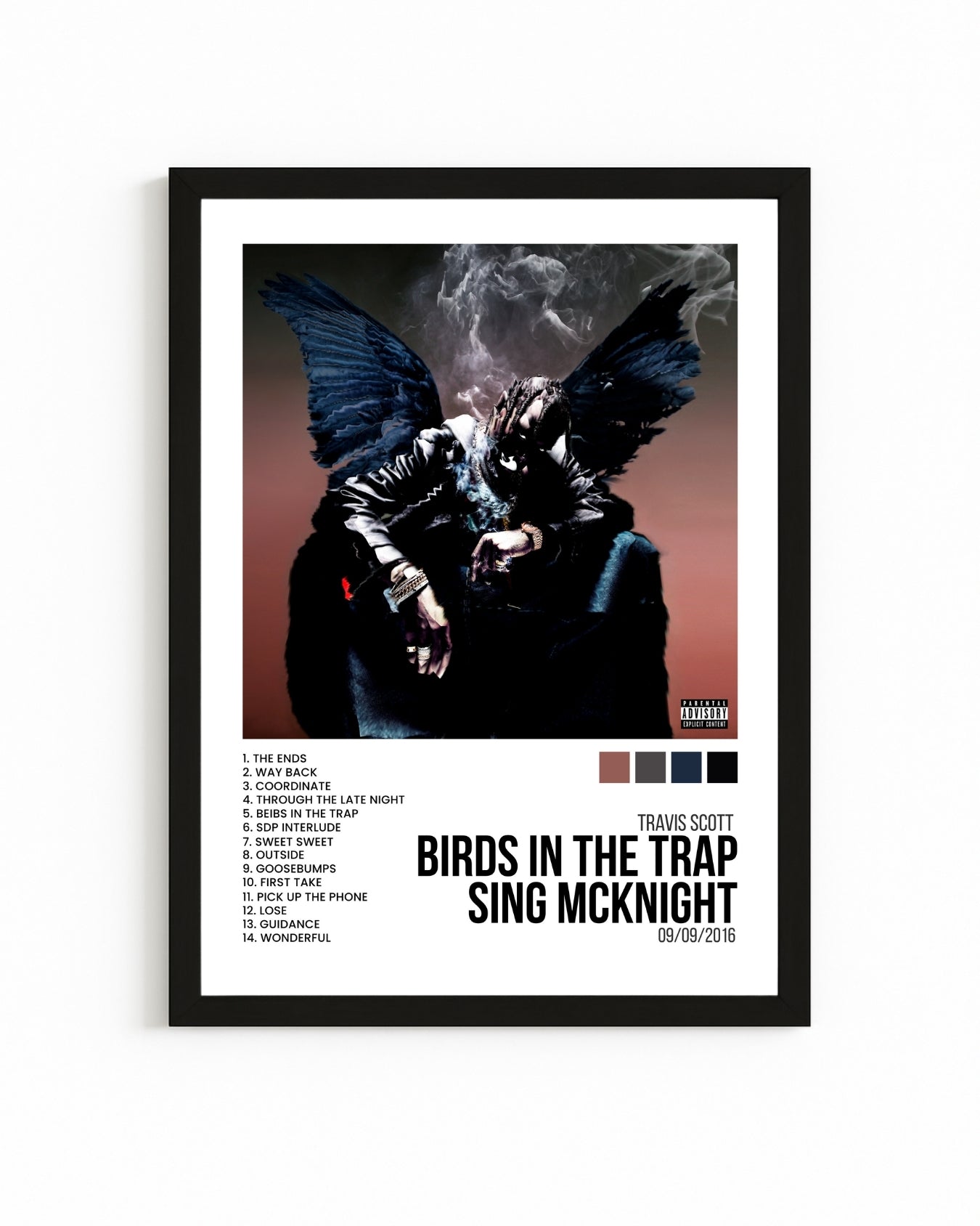 Cuadro Album Interactivo NFC | Bird in The Trap Sing Mcknight - Travis Scott | Frame Loop