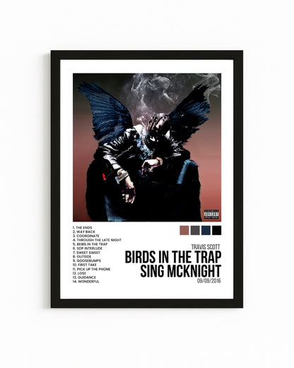 Cuadro Album Interactivo NFC | Bird in The Trap Sing Mcknight - Travis Scott | Frame Loop