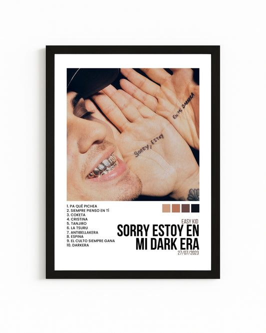 Cuadro Interactivo "Sorry Estoy en mi Dark Era" - Easy Kid
