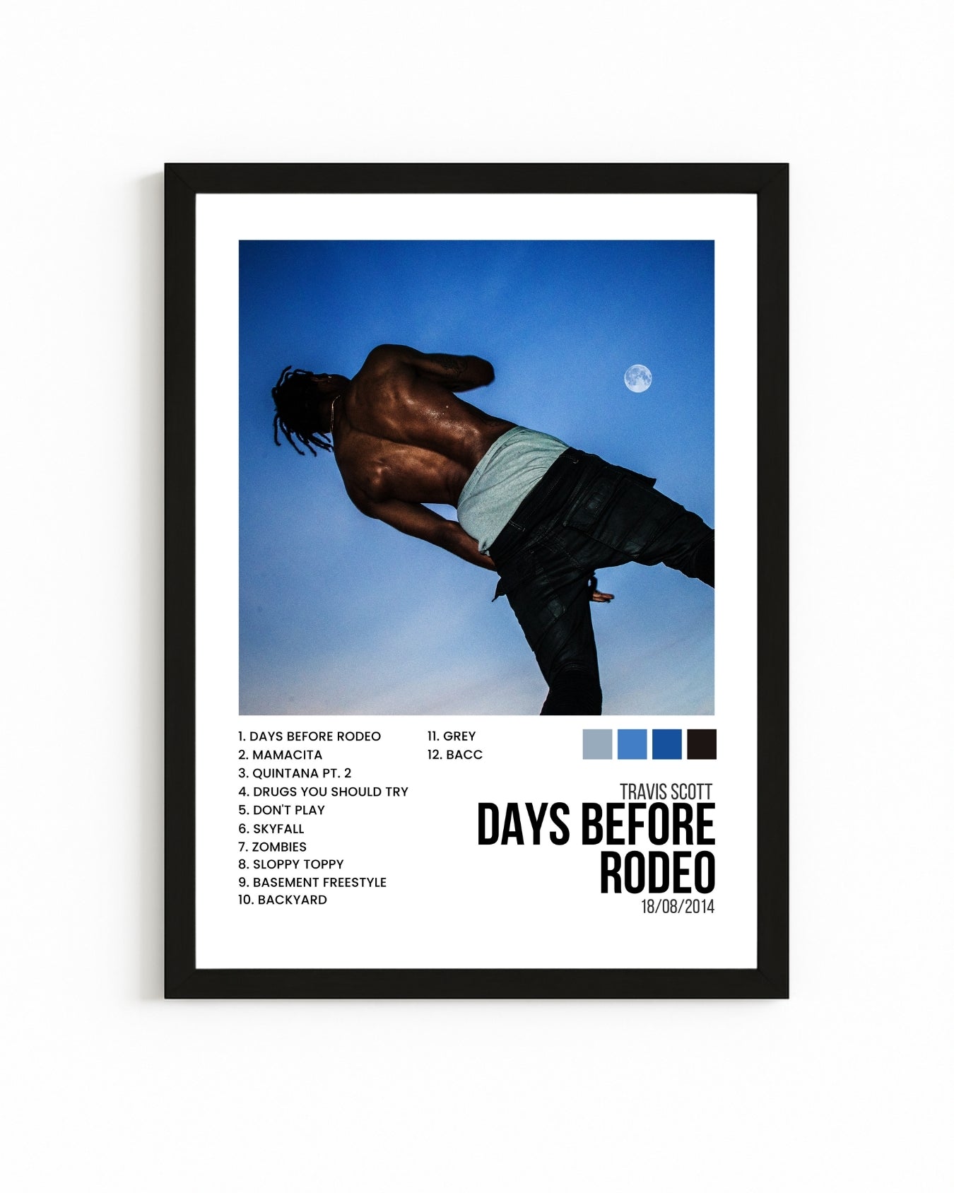 Cuadro Interactivo "Days Before Rodeo" - Travis Scott