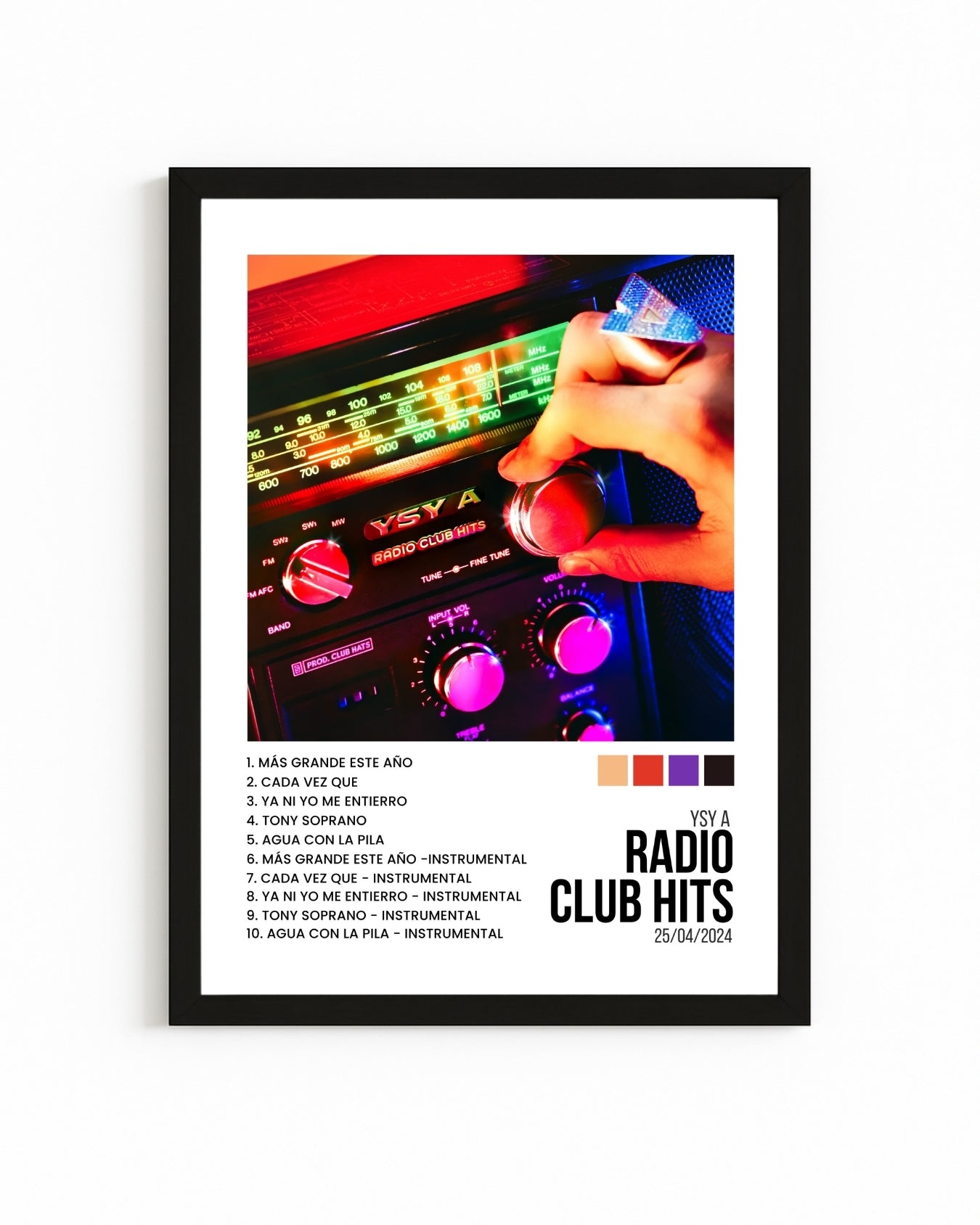 Cuadro Interactivo "Radio Club Hits" - Ysy A