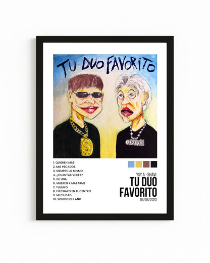 Cuadro Album Interactivo NFC | Tú Duo Favorito - Ysy A | Frame Loop