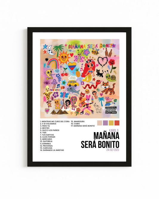 Cuadro Interactivo "Mañana será bonito" - Karol G