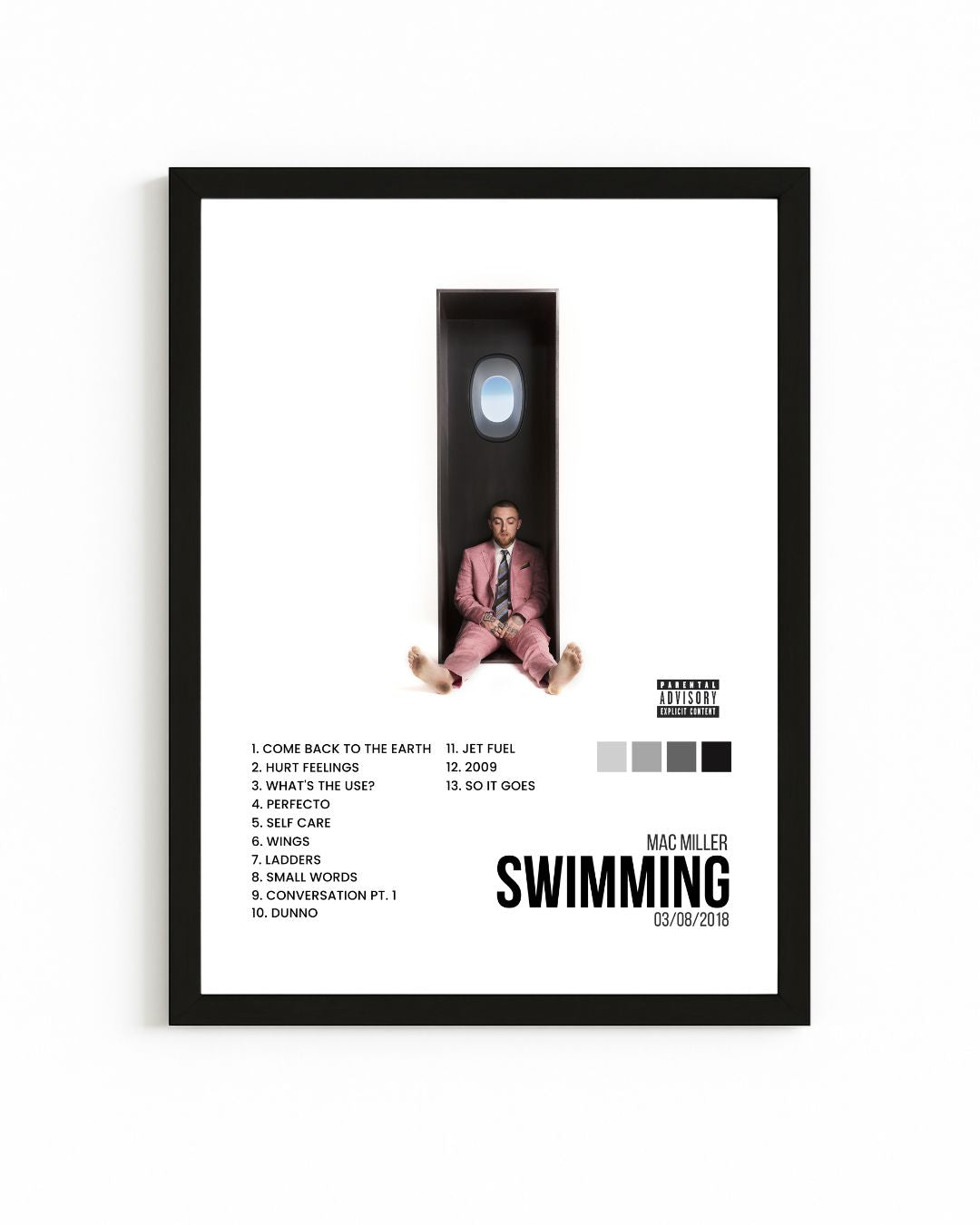 Cuadro Interactivo "Swimming" - Mac Miller