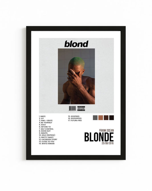 Cuadro Interactivo "Blonde" - Frank Ocean