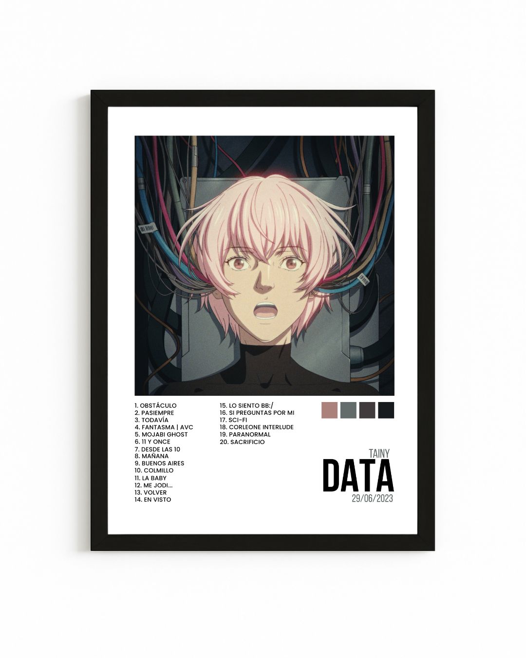 Cuadro Album Interactivo NFC | Data - Tainy | Frame Loop