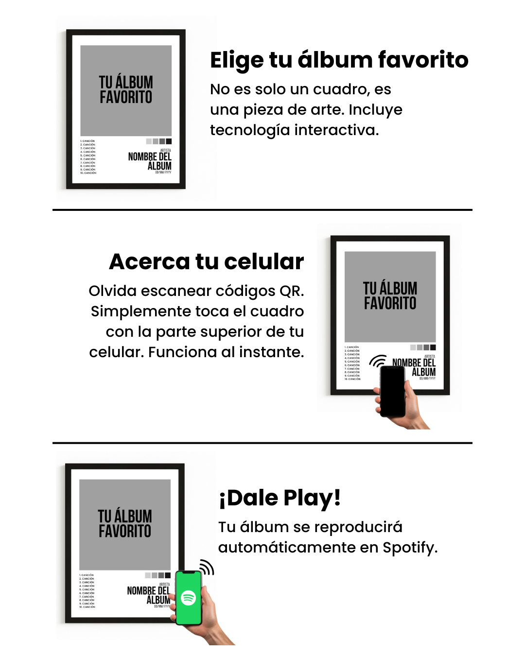 Cuadro Interactivo Personalizado